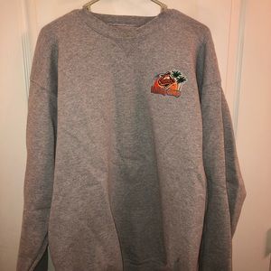 Large Grey Orioles Fantasy Camp Crewneck Pullover